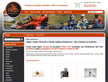 Tablet Screenshot of karting-shop.cz
